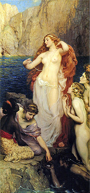 The Pearls of Aphrodite, 1907 | Herbert James Draper | Painting Reproduction