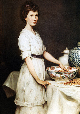 Yvonne Draper, 1912 | Herbert James Draper | Gemälde Reproduktion