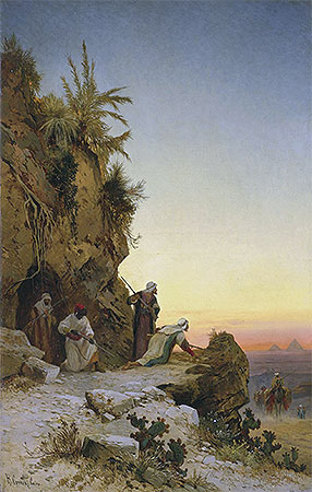 The Ambush near Giza, n.d. | Hermann David Salomon Corrodi