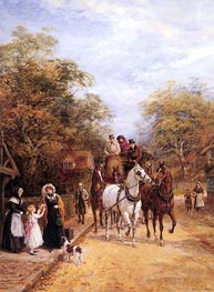 A Departing Gift, n.d. von Heywood Hardy | Gemälde-Reproduktion