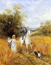 The Morning Ride, undated by Heywood Hardy | Painting Reproduction