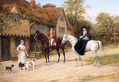 The Gamekeeper's Daughter, undated | Heywood Hardy | Painting Reproduction