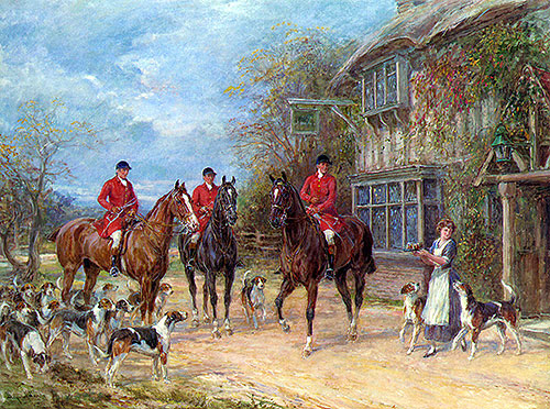 A Halt at the Inn, undated | Heywood Hardy | Gemälde Reproduktion