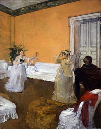 The Song Rehearsal, c.1872/73 by Degas | Painting Reproduction