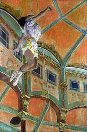 Miss La La at the Cirque Fernando | Edgar Degas | Painting Reproduction