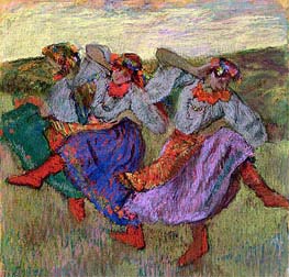 Russian Dancers | Degas | Painting Reproduction