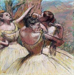 Three Dancers, c.1899 by Degas | Painting Reproduction