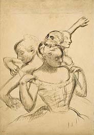 Gruppe von vier Tänzerinnen | Degas | Gemälde Reproduktion