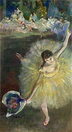 End of an Arabesque, c.1877 by Degas | Painting Reproduction