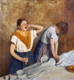 The Laundresses (The Ironing) | Edgar Degas | Painting Reproduction