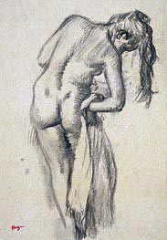 Nach dem Bad, c.1891/92 von Degas | Gemälde-Reproduktion
