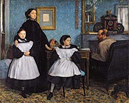 The Bellelli Family, c.1858/67 by Degas | Painting Reproduction