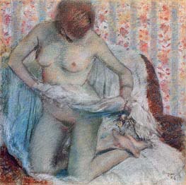 Toilet of a Woman, 1884 by Degas | Painting Reproduction