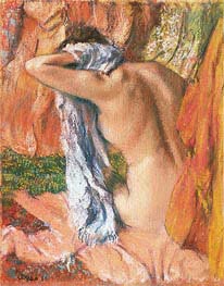 nach dem Bad, c.1890/93 von Degas | Gemälde-Reproduktion