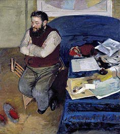 Diego Martelli, 1879 by Degas | Painting Reproduction