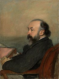 Porträt eines Mannes | Degas | Gemälde Reproduktion