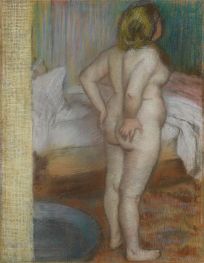 The Morning Bath, c.1886 by Edgar Degas | Painting Reproduction