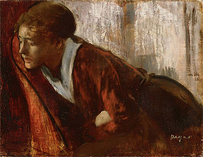 Melancholie, c.1874 | Degas | Gemälde Reproduktion