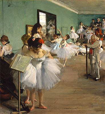 Die Tanzklasse, 1874 | Edgar Degas | Gemälde Reproduktion