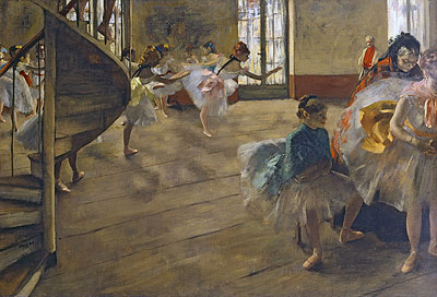 The Rehearsal, c.1877 | Degas | Painting Reproduction