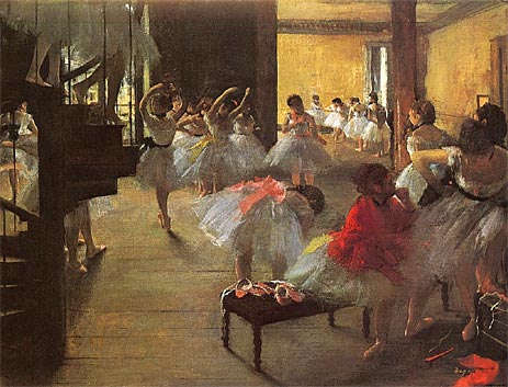 School of Ballet (Ecole de Danse), c.1873 | Degas | Painting Reproduction