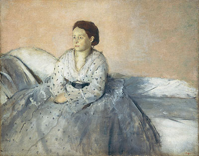 Madame Rene de Gas, c.1872/73 | Edgar Degas | Gemälde Reproduktion