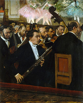 The Opera Orchestra, c.1870 | Degas | Gemälde Reproduktion