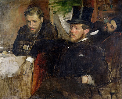 Jeantaud, Linet and Laine, 1871 | Degas | Gemälde Reproduktion