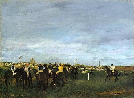 Before the Race | Edgar Degas | Painting Reproduction