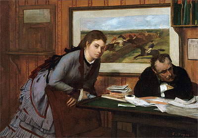 Sulking, c.1870 | Degas | Painting Reproduction
