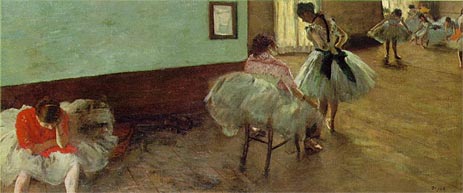 The Dance Lesson | Edgar Degas | Painting Reproduction