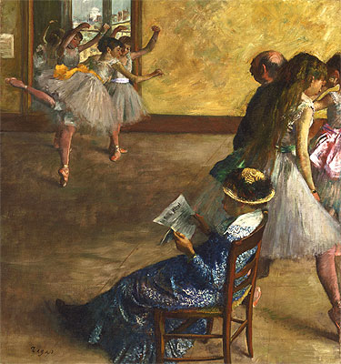 The Ballet Class, c.1880 | Degas | Painting Reproduction