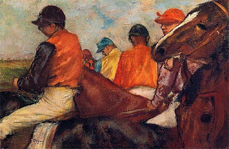 Jockeys, c.1881/85 | Degas | Gemälde Reproduktion