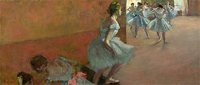 Tänzerinnen, die eine Treppe hinaufsteigen, c.1886/90 | Edgar Degas
