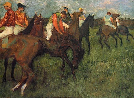 Jockeys | Edgar Degas | Painting Reproduction