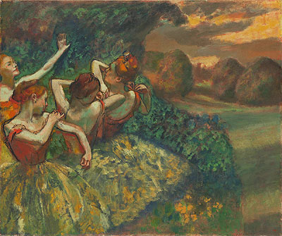 Four Dancers, c.1899 | Degas | Gemälde Reproduktion