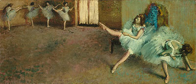 Before the Ballet | Edgar Degas | Painting Reproduction