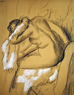 Frau, sich abtrocknend, n.d. | Edgar Degas