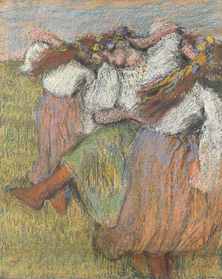 Russische Tänzerinnen | Edgar Degas | Gemälde Reproduktion