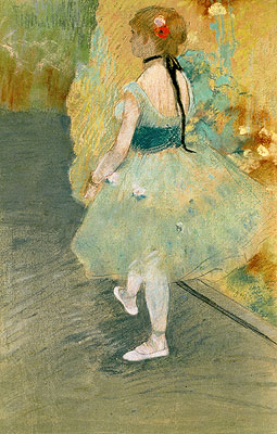 Tänzerin in grün | Edgar Degas | Gemälde Reproduktion