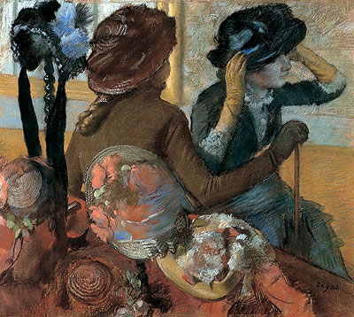 At the Milliner's, 1882 | Degas | Painting Reproduction