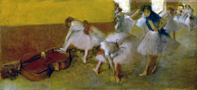 Dancers in the Green Room | Edgar Degas | Painting Reproduction