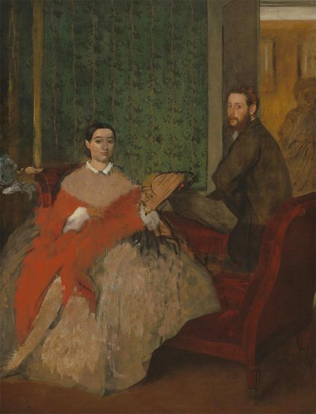 Edmondo and Therese Morbilli | Edgar Degas | Painting Reproduction