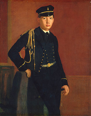 Achille De Gas in the Uniform of a Cadet | Edgar Degas | Painting Reproduction