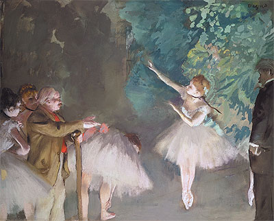 Ballet Rehearsal, 1875 | Degas | Painting Reproduction