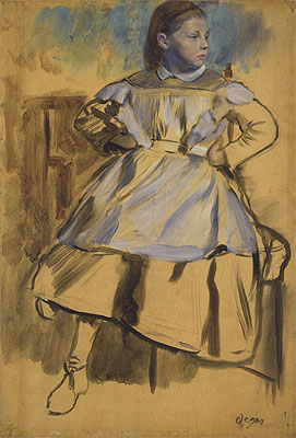 Giulia Bellelli, c.1858/59 | Degas | Painting Reproduction