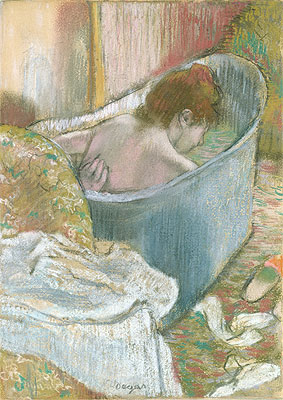 The Bath, undated | Degas | Gemälde Reproduktion