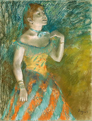 The Singer in Green, c.1884 | Degas | Painting Reproduction