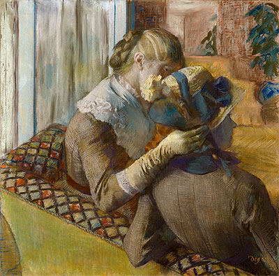 At the Milliner's, 1881 | Degas | Painting Reproduction
