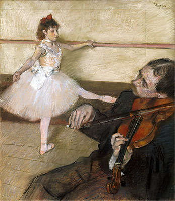 The Dance Lesson, c.1879 | Degas | Painting Reproduction